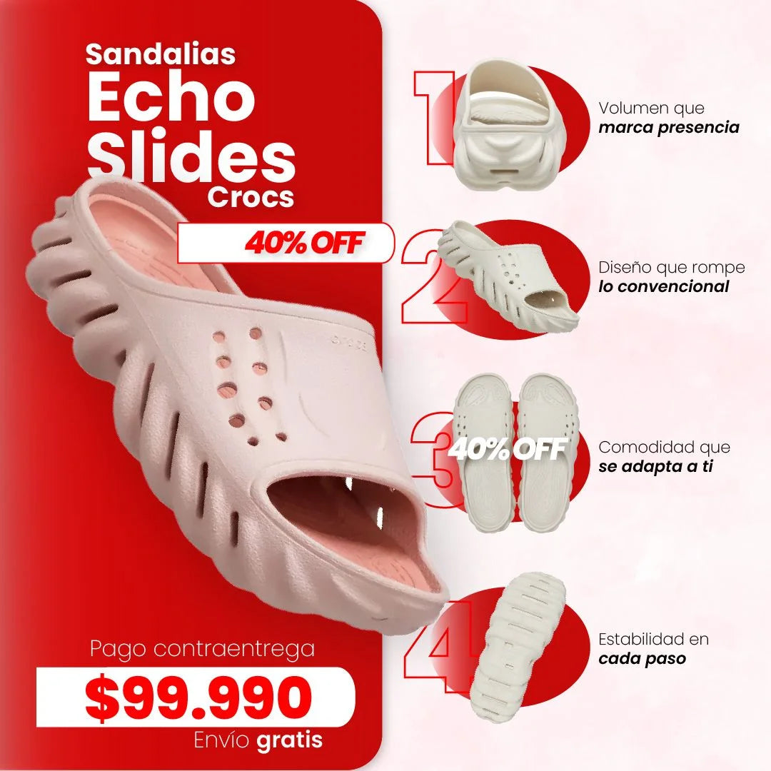 CROCS ECHO SLIDES: TOP QUALITY