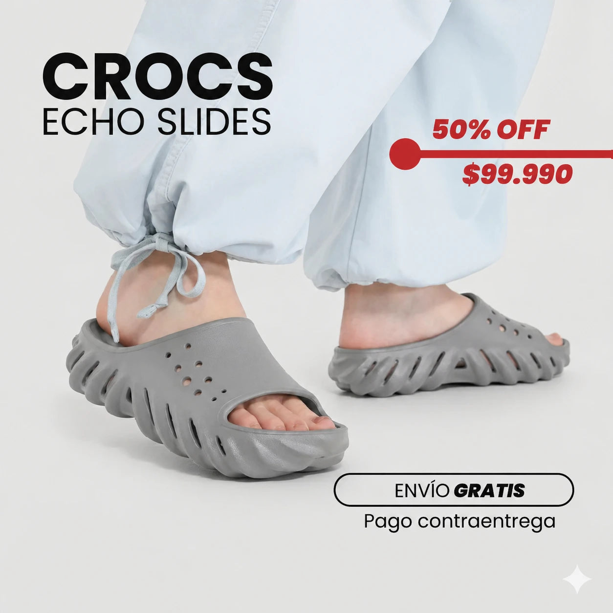 CROCS ECHO SLIDES: TOP QUALITY