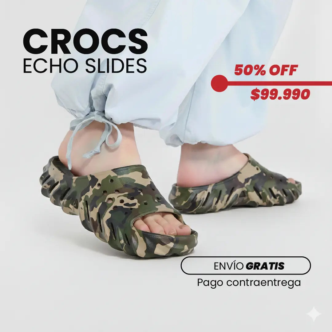 CROCS ECHO SLIDES: TOP QUALITY
